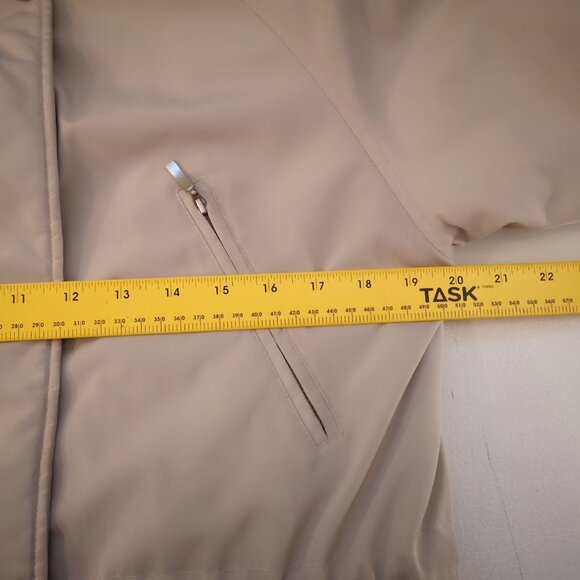 Liz Claiborne Ladies Faux Fur Trimmed Hooded Winter Coat - Picture 13 of 15